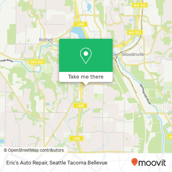 Eric's Auto Repair map