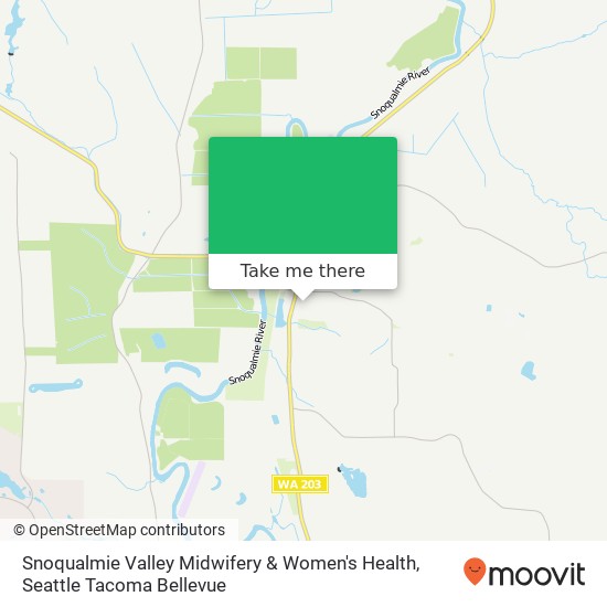 Snoqualmie Valley Midwifery & Women's Health map