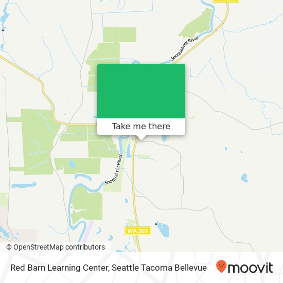 Red Barn Learning Center map