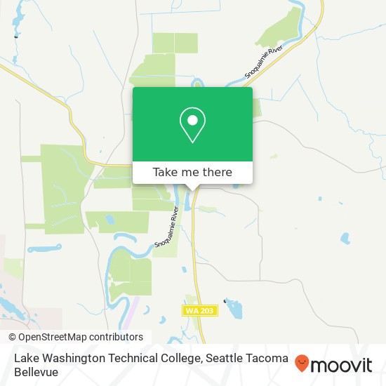 Mapa de Lake Washington Technical College