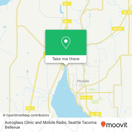 Autoglass Clinic and Mobile Radio map