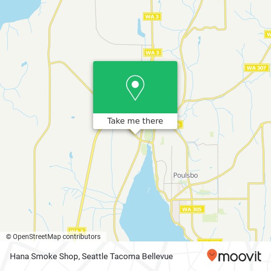 Mapa de Hana Smoke Shop