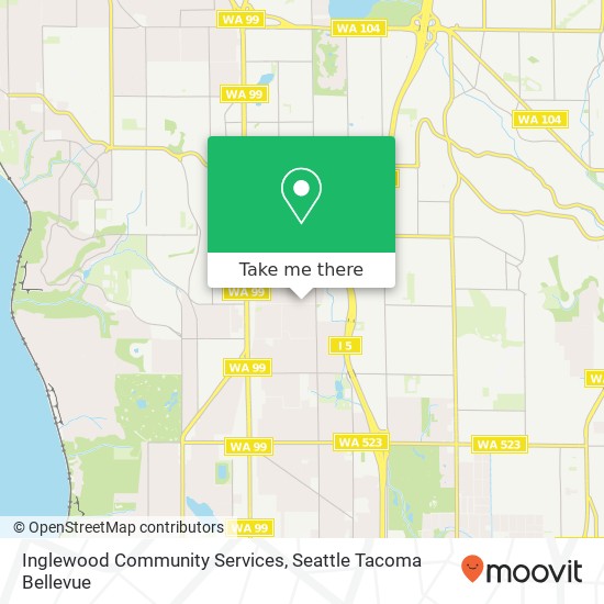 Inglewood Community Services map