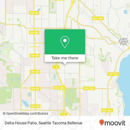 Delta House Patio map