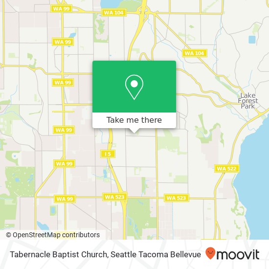 Tabernacle Baptist Church map