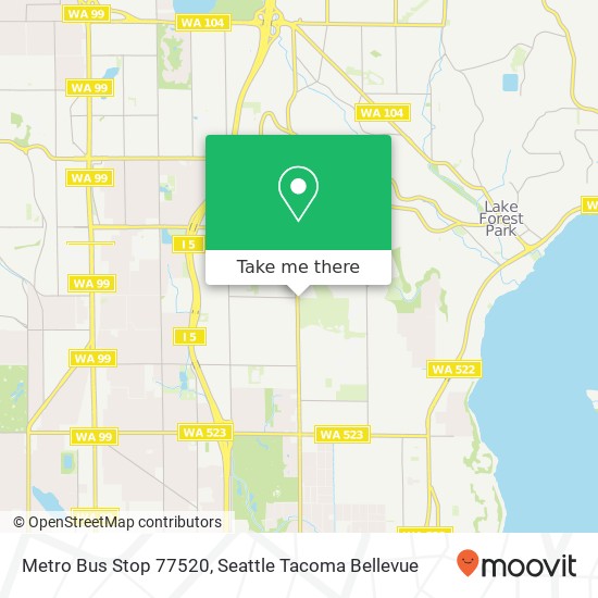 Metro Bus Stop 77520 map