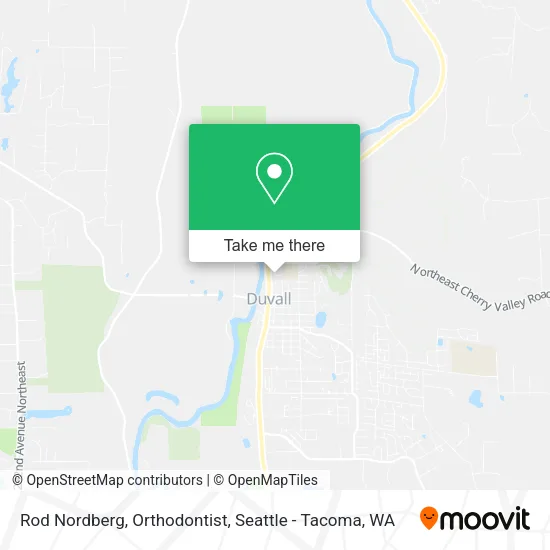 Rod Nordberg, Orthodontist map