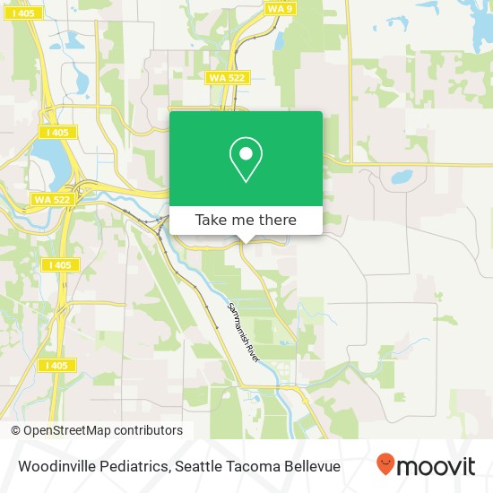 Woodinville Pediatrics map