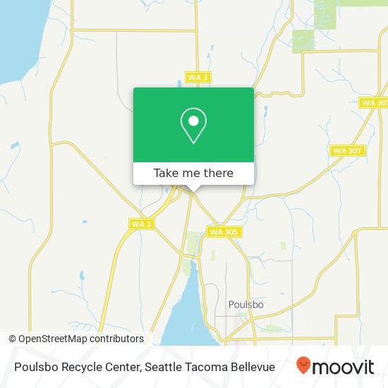 Mapa de Poulsbo Recycle Center