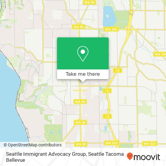 Mapa de Seattle Immigrant Advocacy Group