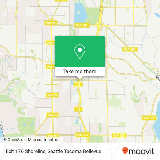 Exit 176 Shoreline map