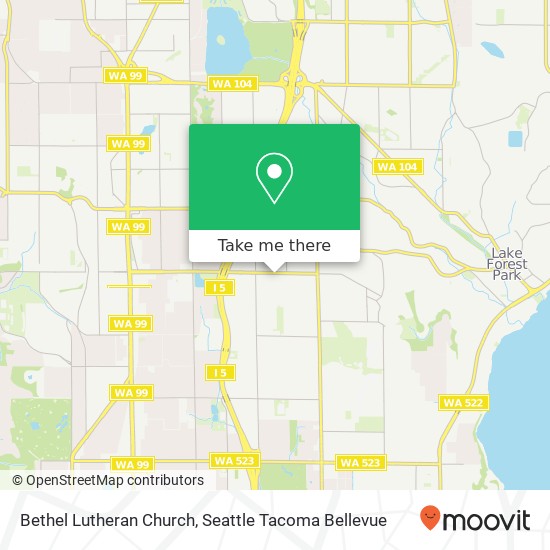 Bethel Lutheran Church map