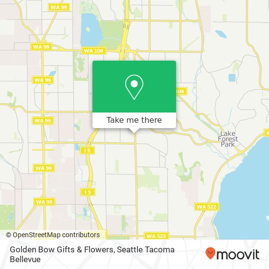 Golden Bow Gifts & Flowers map