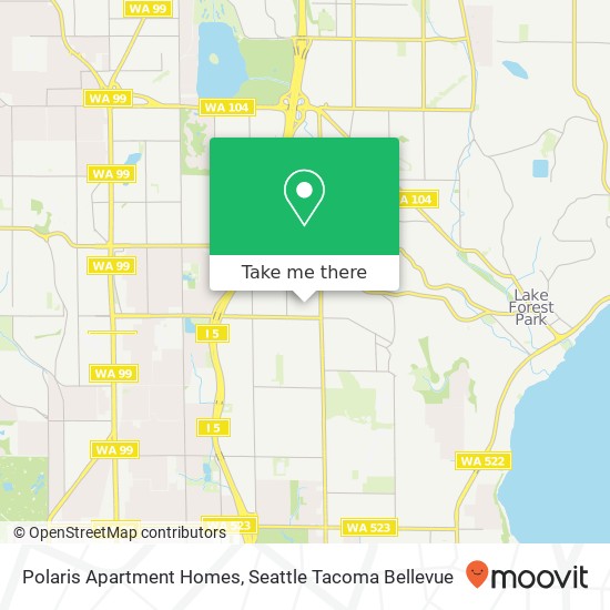 Mapa de Polaris Apartment Homes