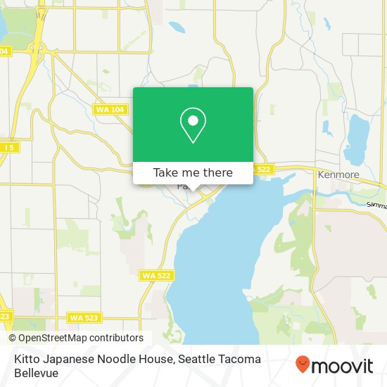 Mapa de Kitto Japanese Noodle House