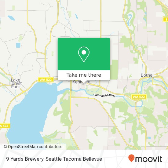 Mapa de 9 Yards Brewery