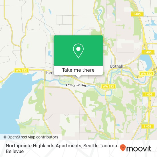 Northpointe Highlands Apartments map