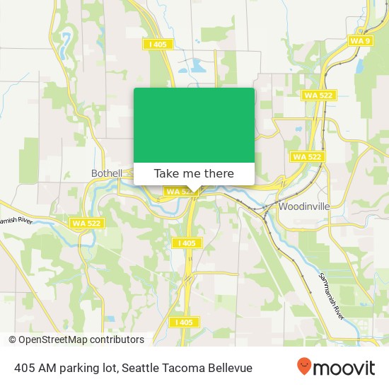 405 AM parking lot map