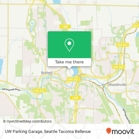 Mapa de UW Parking Garage