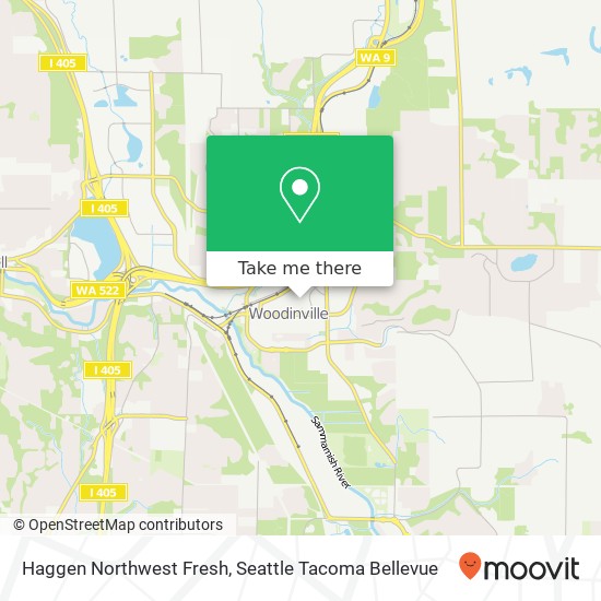 Haggen Northwest Fresh map
