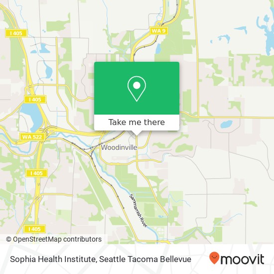 Sophia Health Institute map