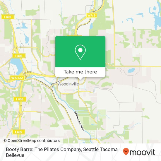 Mapa de Booty Barre: The Pilates Company