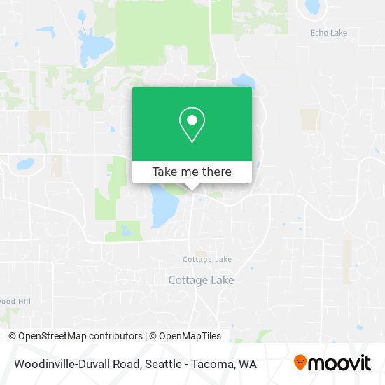 Woodinville-Duvall Road map
