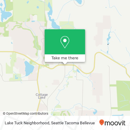 Mapa de Lake Tuck Neighborhood