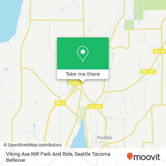 Mapa de Viking Ave NW Park And Ride