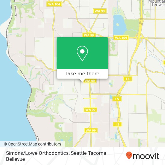 Simons/Lowe Orthodontics map