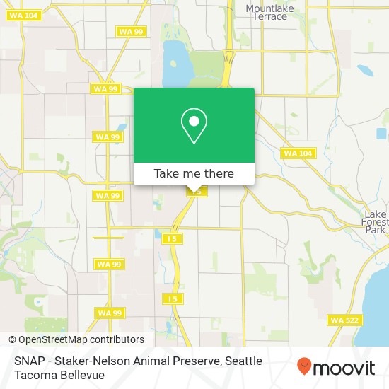 Mapa de SNAP - Staker-Nelson Animal Preserve