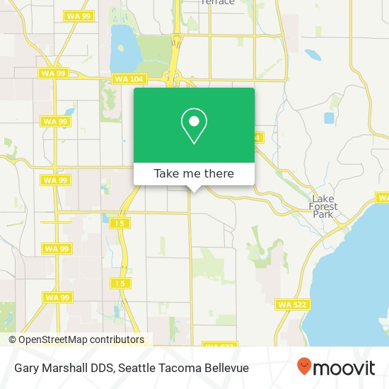 Gary Marshall DDS map