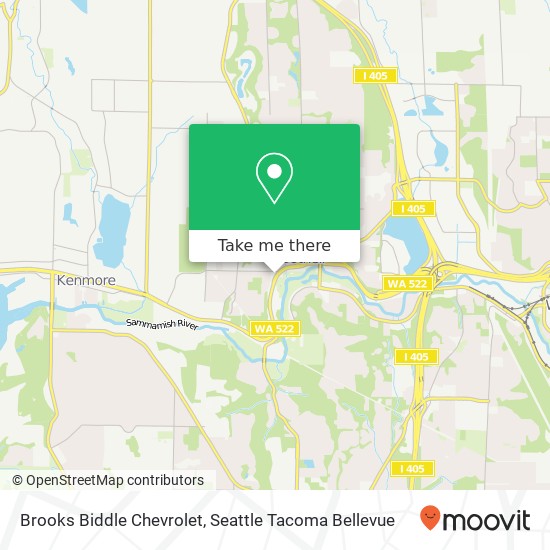 Mapa de Brooks Biddle Chevrolet