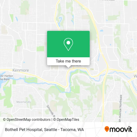 Mapa de Bothell Pet Hospital