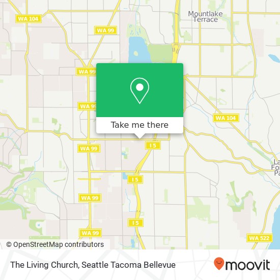 The Living Church map