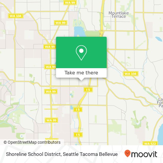 Shoreline School District map