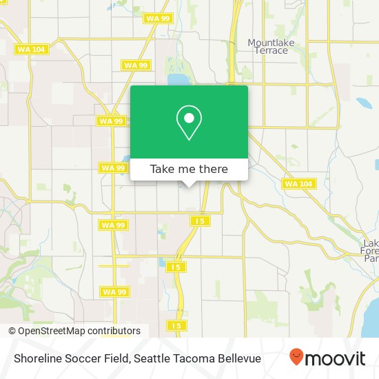 Shoreline Soccer Field map