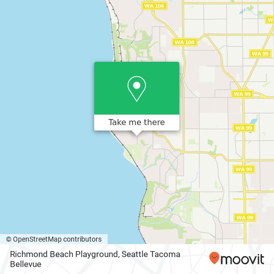 Mapa de Richmond Beach Playground