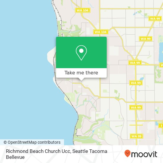 Mapa de Richmond Beach Church Ucc