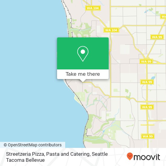 Streetzeria Pizza, Pasta and Catering map