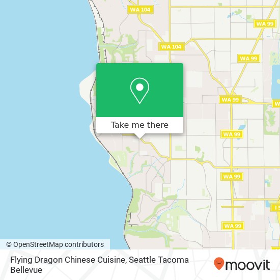 Mapa de Flying Dragon Chinese Cuisine