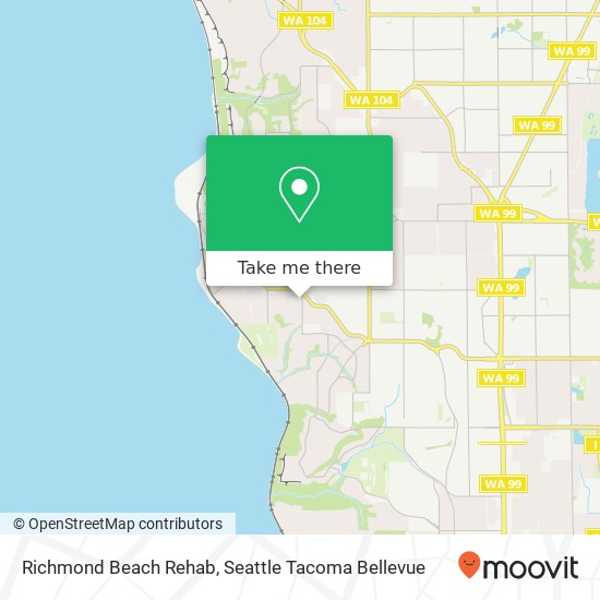 Mapa de Richmond Beach Rehab