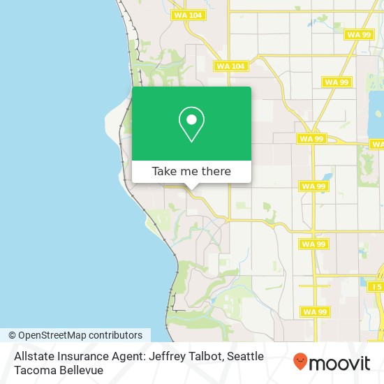 Mapa de Allstate Insurance Agent: Jeffrey Talbot