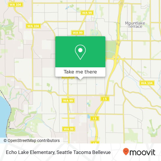 Mapa de Echo Lake Elementary