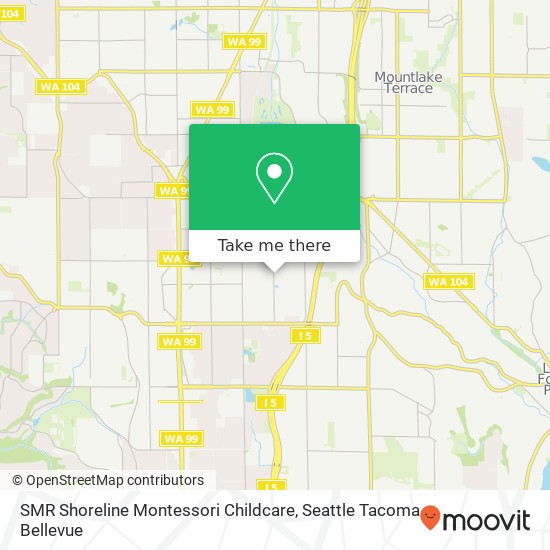 SMR Shoreline Montessori Childcare map
