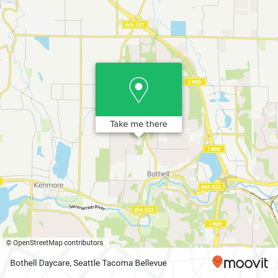 Bothell Daycare map