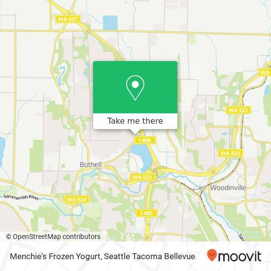 Mapa de Menchie's Frozen Yogurt