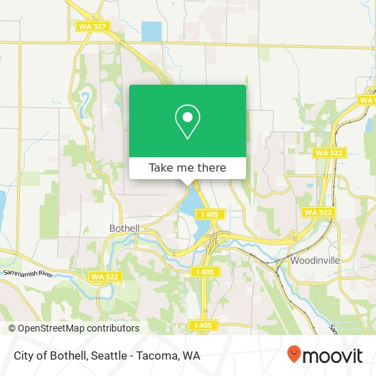 City of Bothell map