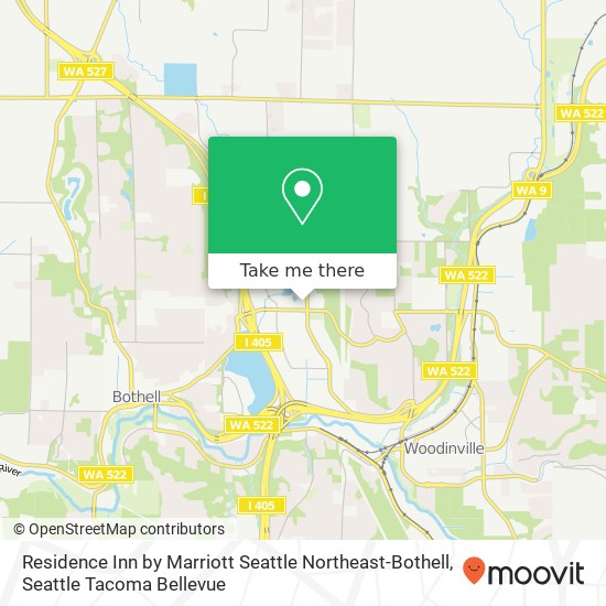 Residence Inn by Marriott Seattle Northeast-Bothell map