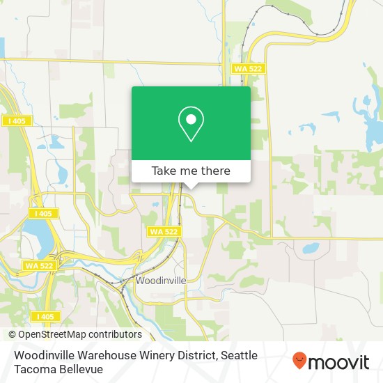Mapa de Woodinville Warehouse Winery District